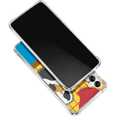Disney Toy Story Woody Apparel Galaxy A15 5G Clear Case